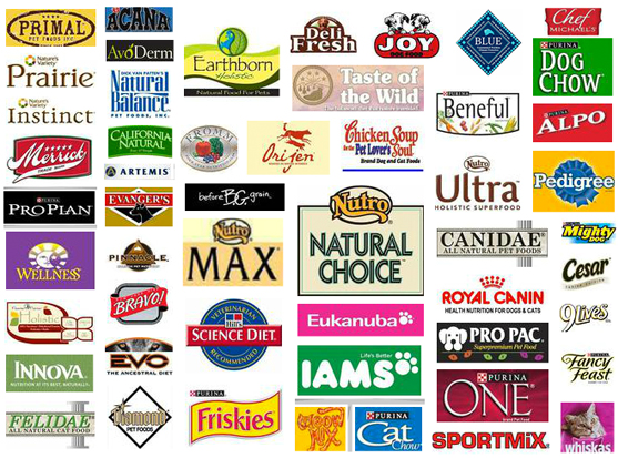 Brands of dog clearance food